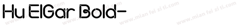 Hu ElGar Bold字体转换